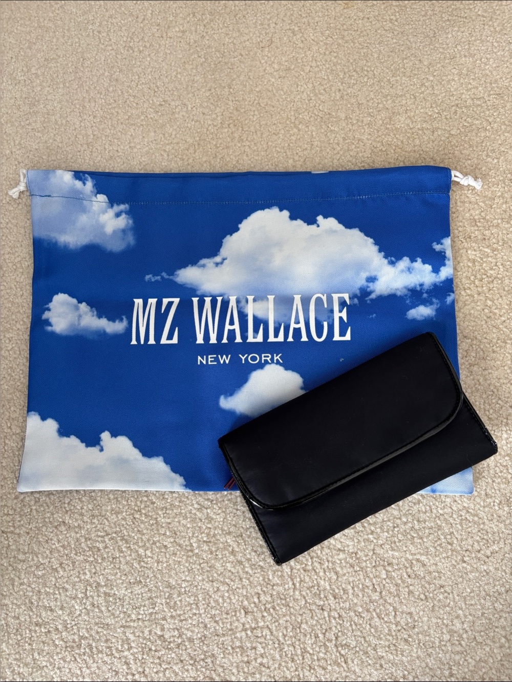 MZ Wallace Black Long Wallet